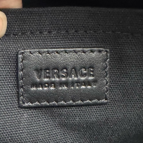 Versace Black and Gold Baroque Satchel with Matching Zip Around Wallet - Picture 7 of 16